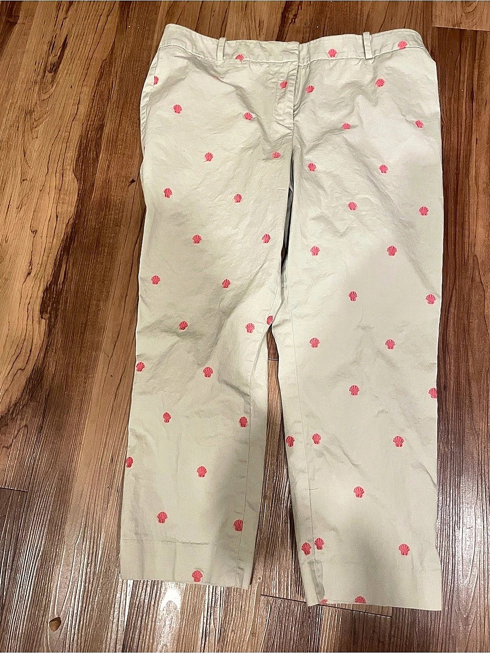 Talbots Signature Floral Straight-Leg Pants Size 14